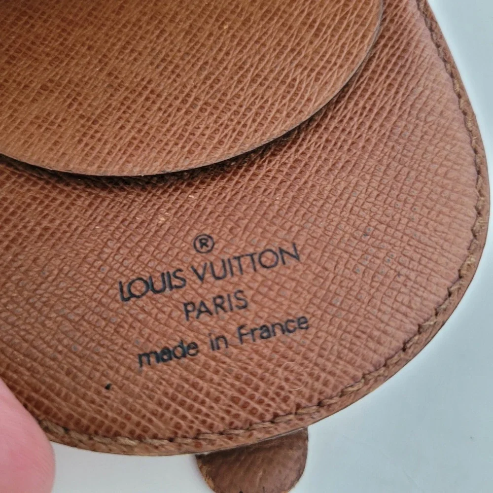 Louis Vuitton Monogram Porte Monnaie Cuvette Coin Purse Brown Wallet M61960
